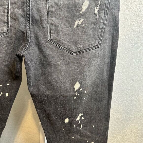 NWT Refuel Shabaz Bros Denim Men’s Black Distressed Washed Jeans - Size 32 - Picture 10 of 11